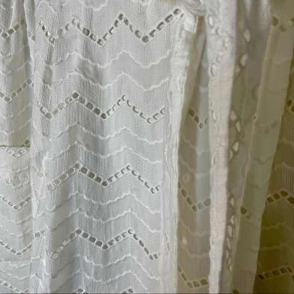 Anthropologie X Tracy Reese | Eyelet MIDI Skirt - Picture 5 of 9